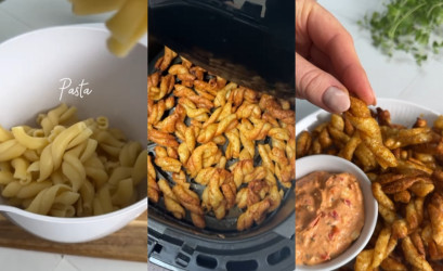 Pasta chips alebo chipsy z cestovín – chutný a zdravý snack z teplovzdušnej fritézy